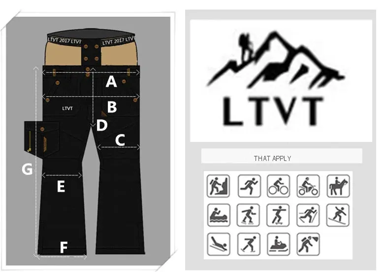 Waterproof Ski Pants for Men, New Version, Korean Ski Pants, Double Board, Warm Waist Guard, Free Shipping
