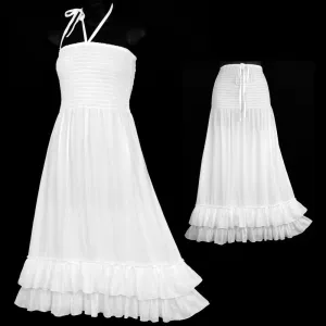 White Salsa Sarong Dress