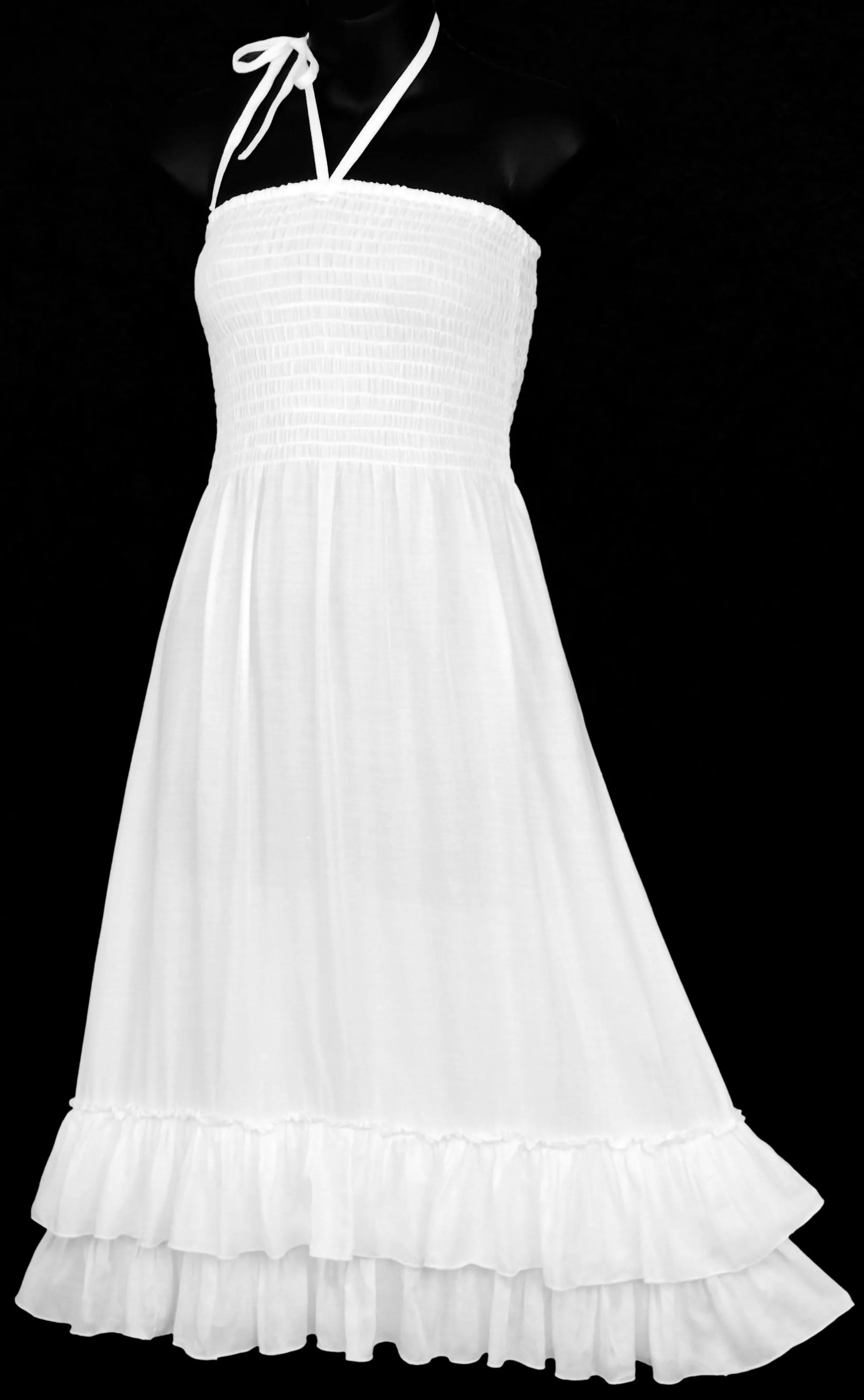 White Salsa Sarong Dress
