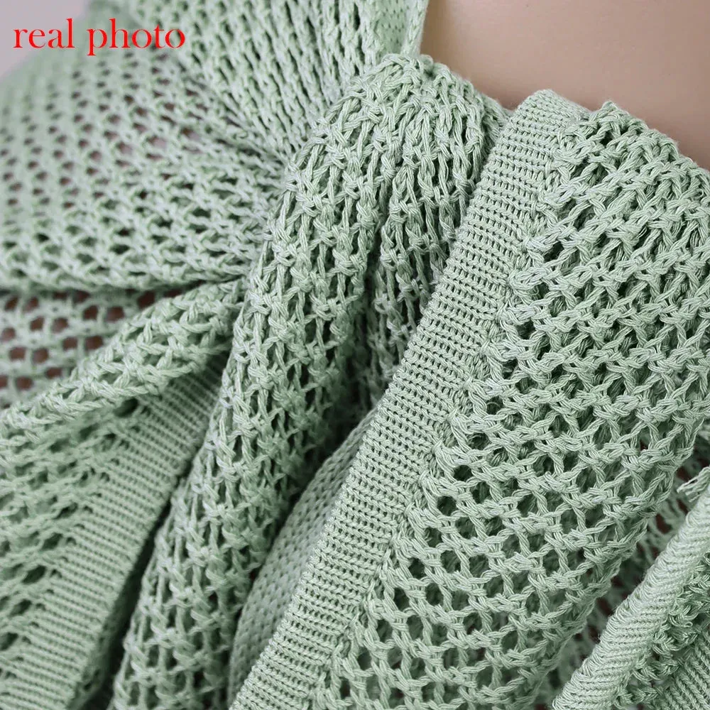 Women Wrap Knit Top & Skirt Beach Cover-Up Set