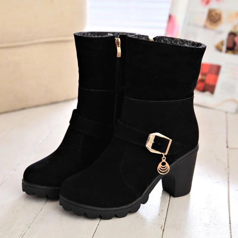 Women's Autumn/Winter Casual Warm Plush Fur Boots