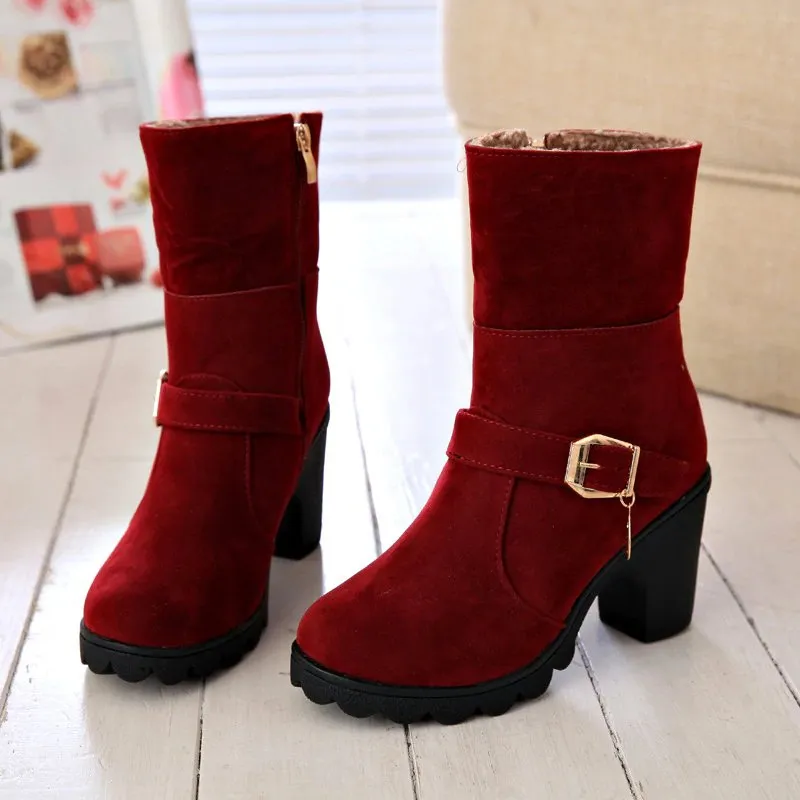 Women's Autumn/Winter Casual Warm Plush Fur Boots