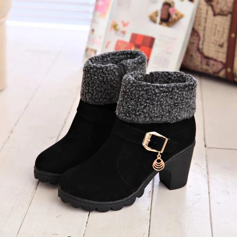 Women's Autumn/Winter Casual Warm Plush Fur Boots