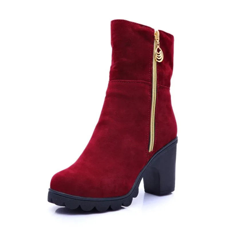 Women's Autumn/Winter Casual Warm Plush Fur Boots