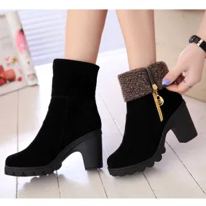Women's Autumn/Winter Casual Warm Plush Fur Boots