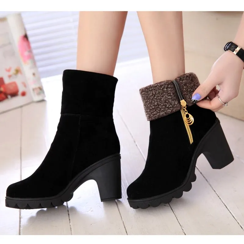 Women's Autumn/Winter Casual Warm Plush Fur Boots