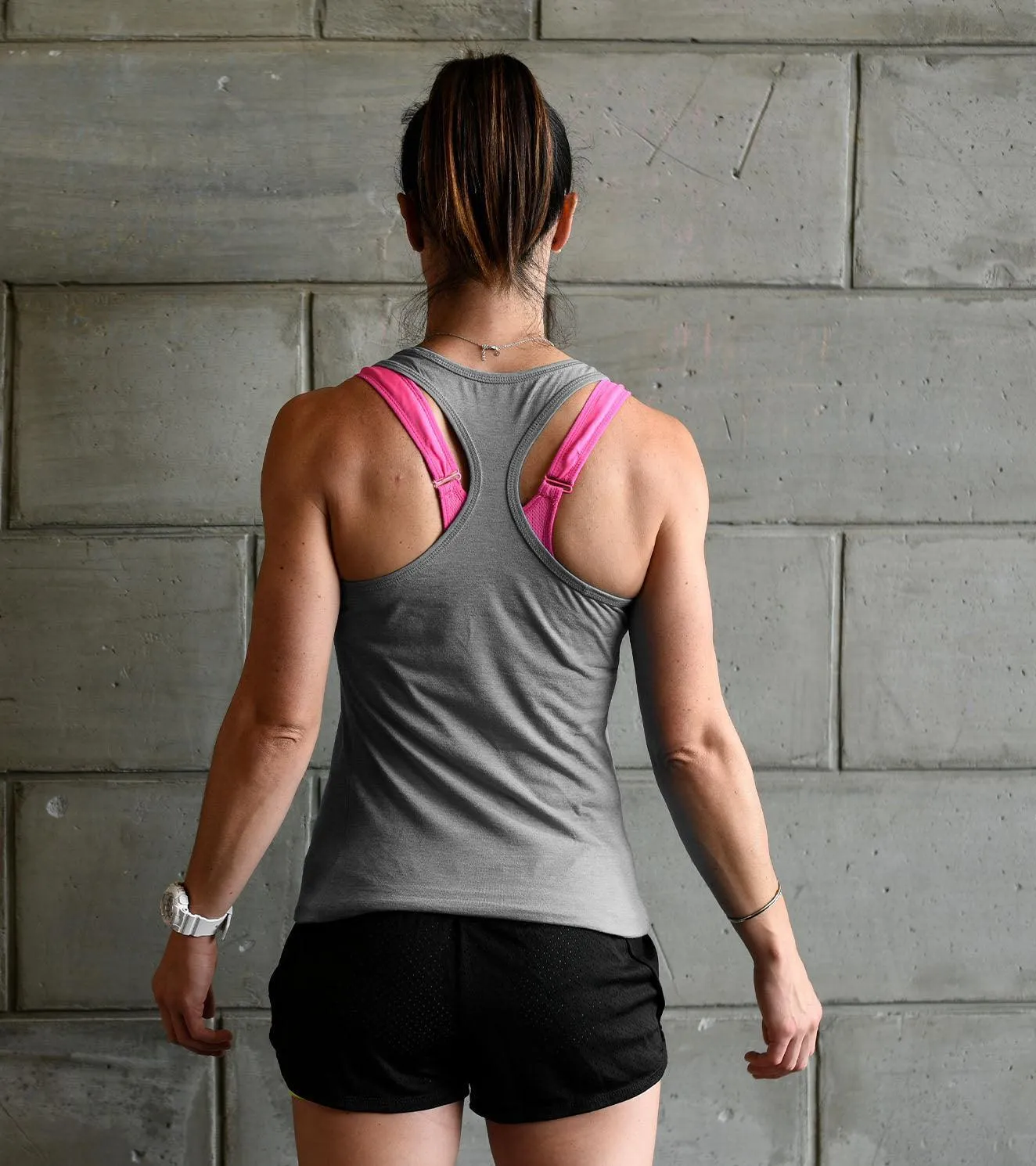 Women's burpees Tank top (grey)