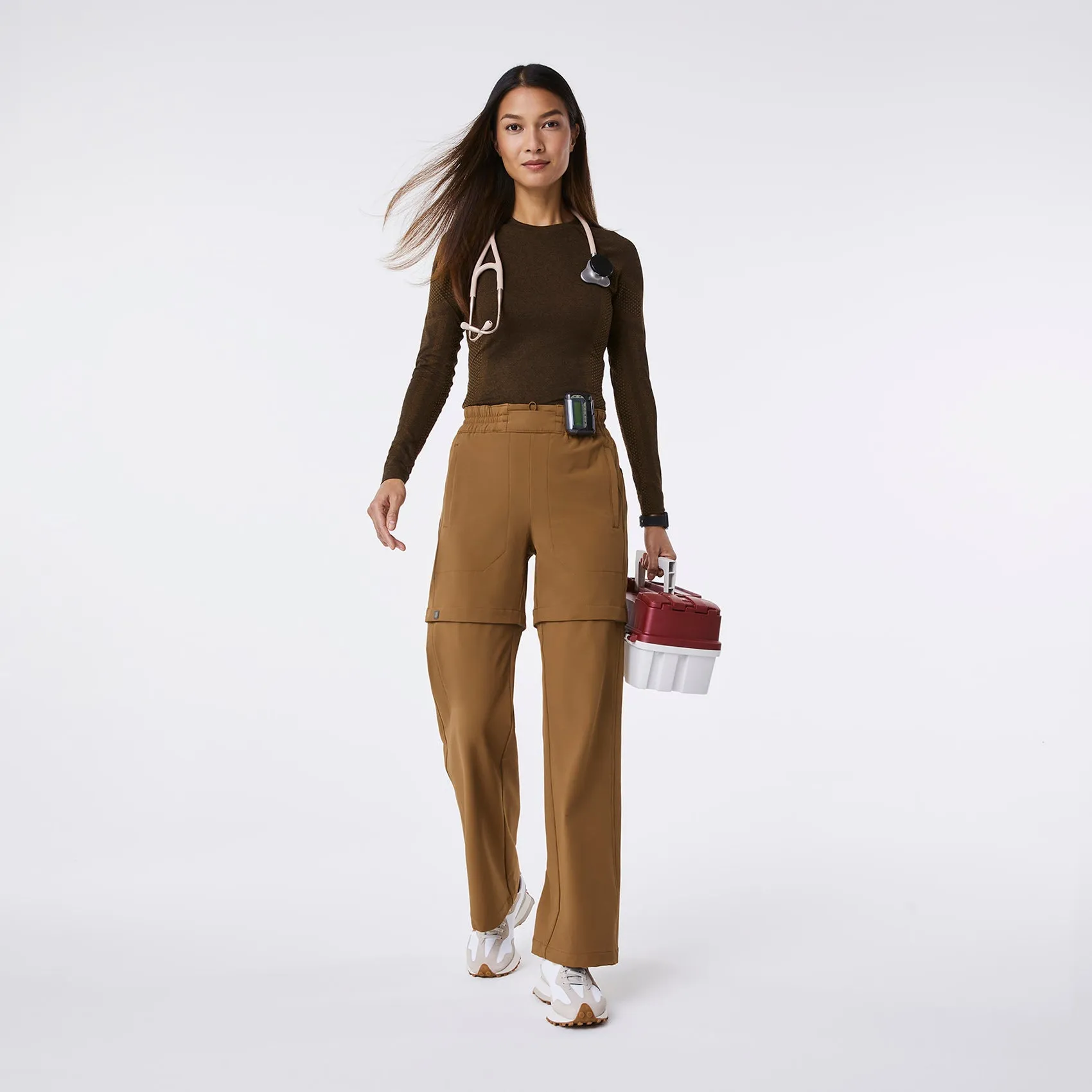 women's Earth High Waisted Indestructible Convertible - Tall Scrub Pant