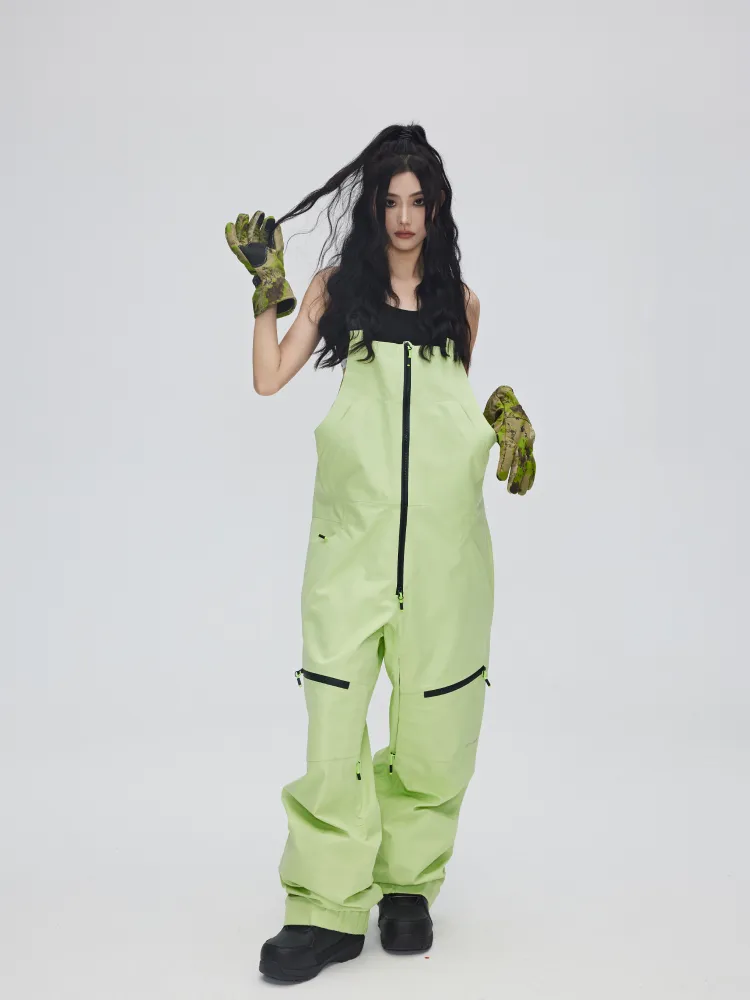 Yetisnow Apple Green Bib Pants - Women's